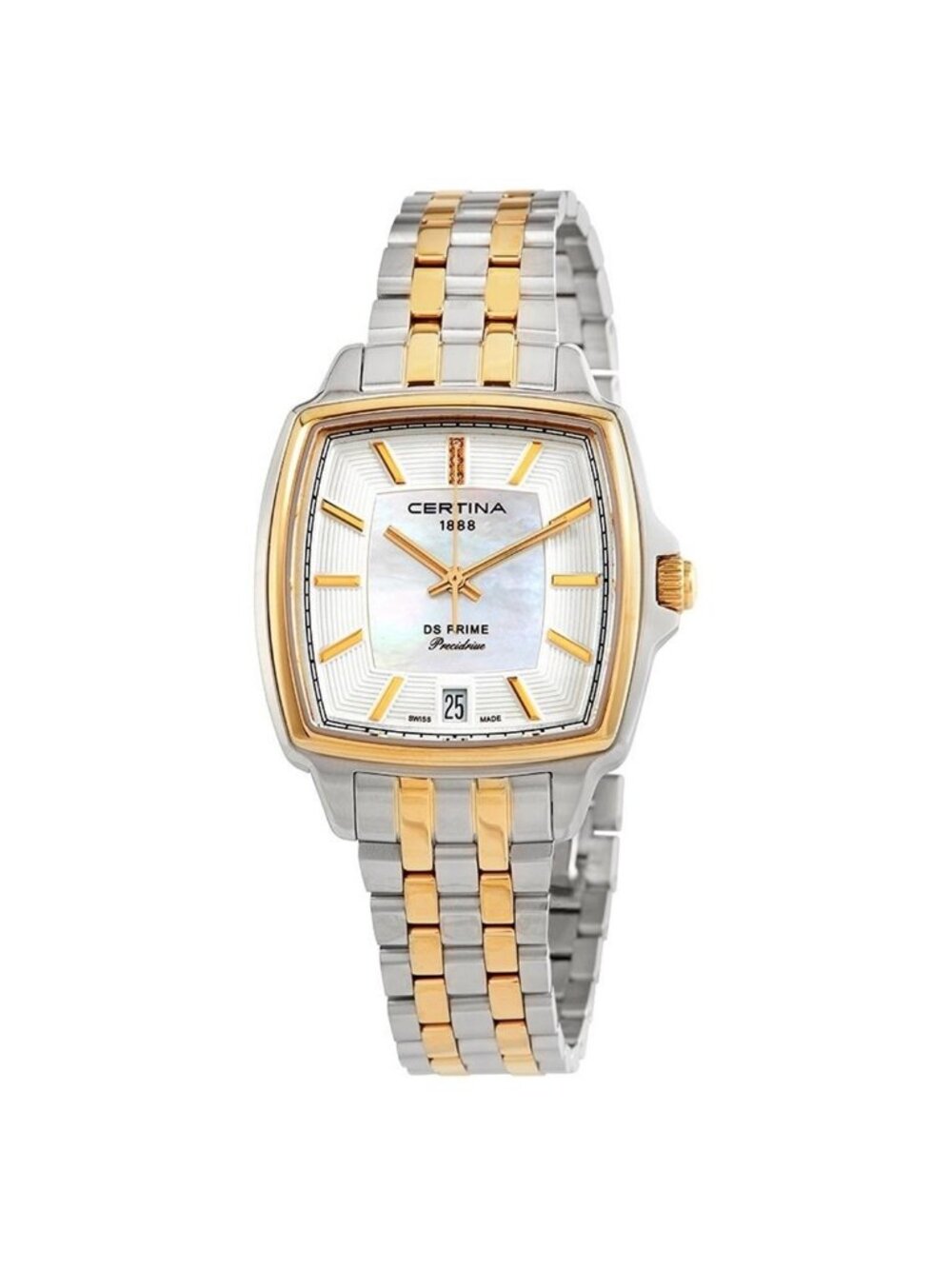 NWT Certina DS Prime Shape Mother of Pearl Dial Ladies Watch